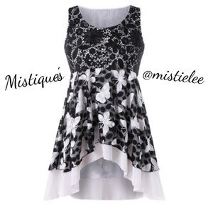 Baby Doll Style High Low Summer FormaL Tank 4X US22